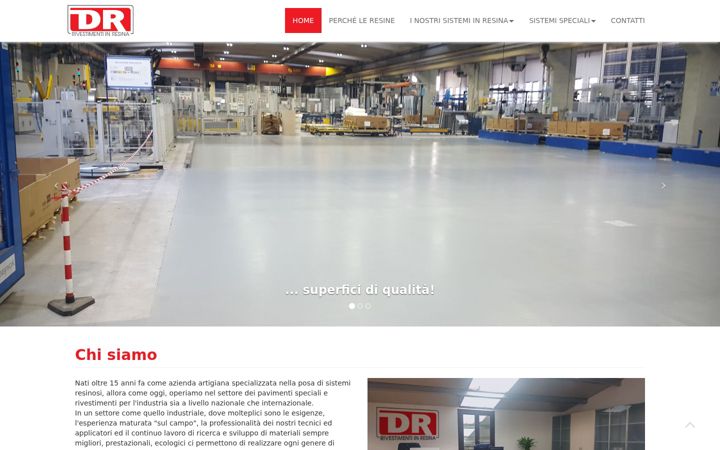 Screenshot di drrivestimentiresina.it