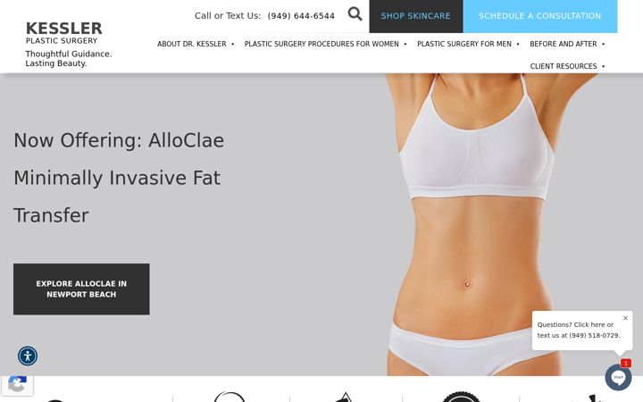 Screenshot of drrobkessler.com