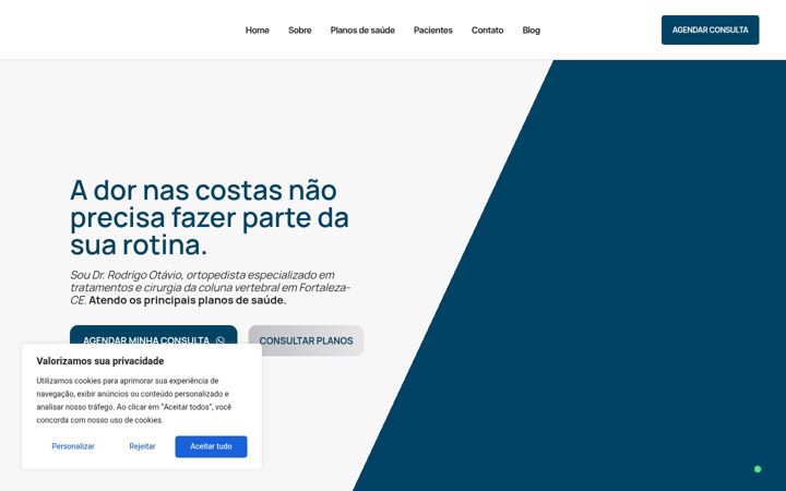 Screenshot stránky drrodrigotavio.com.br