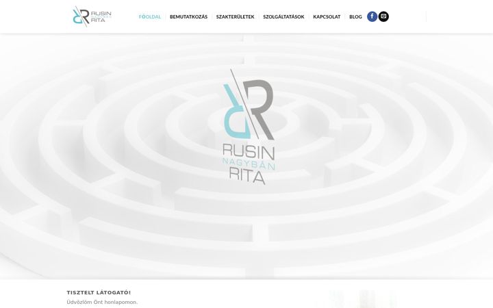 Screenshot of drrusin.hu