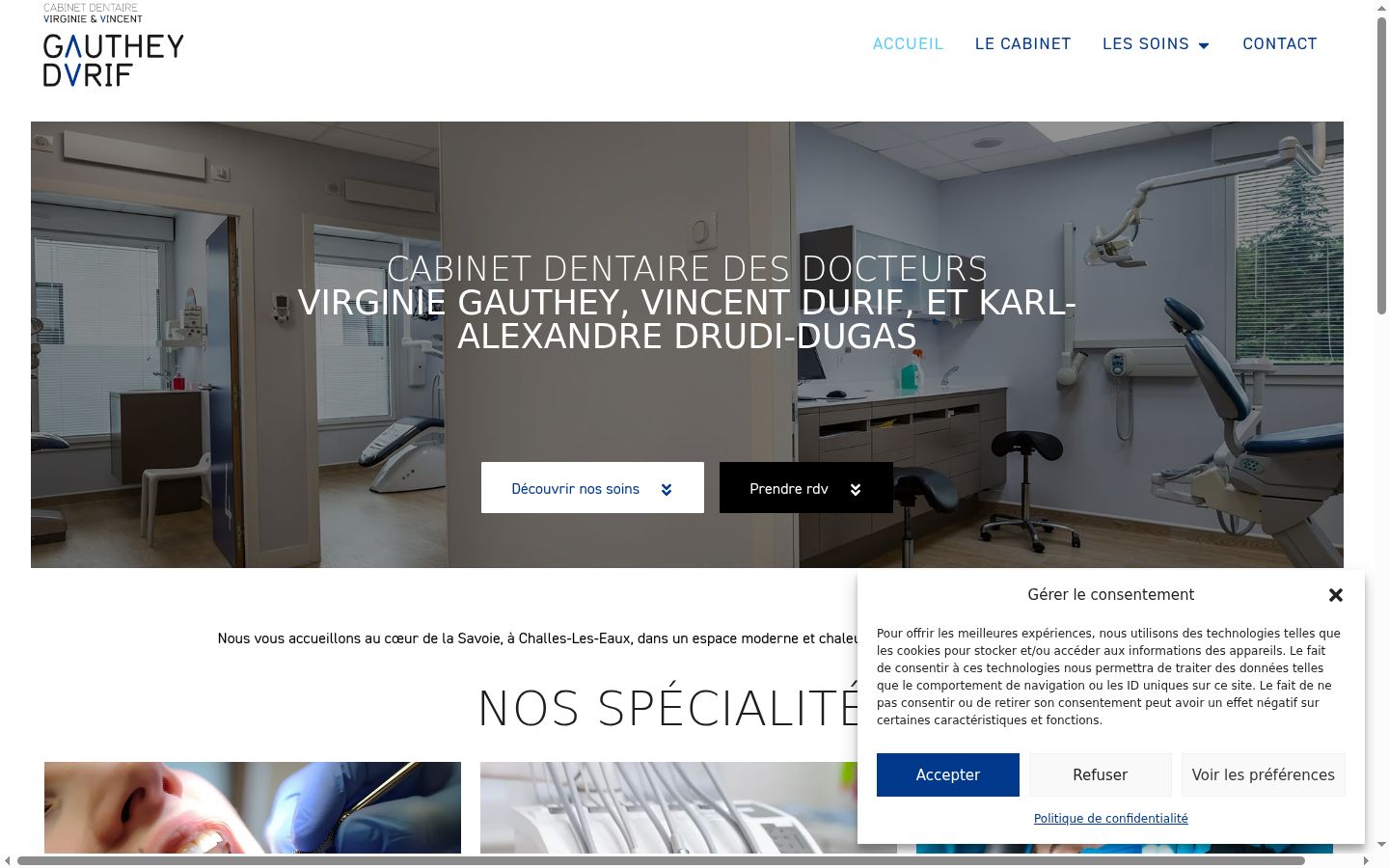 Screenshot tal-banner tal-kunsens muri qabel kwalunkwe interazzjoni