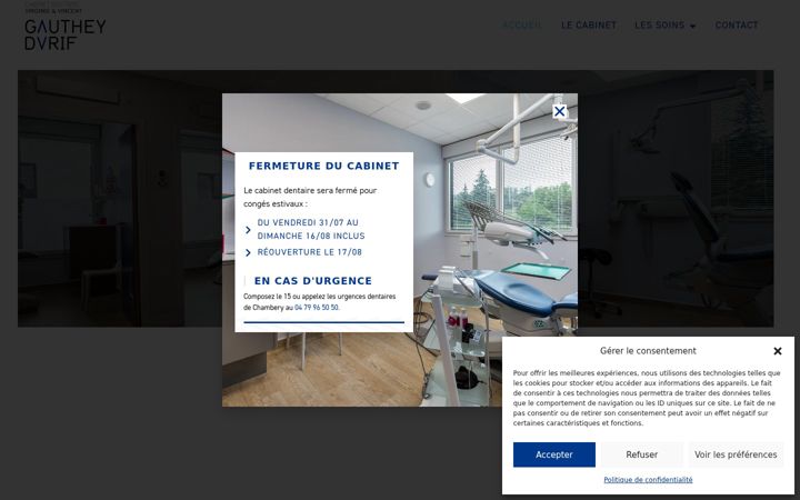 Screenshot of drs-durif-gauthey-et-drudi-dugas.fr