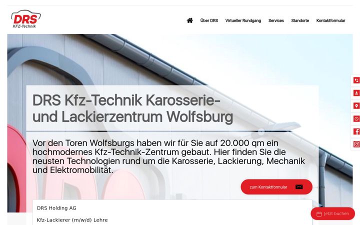 Screenshot von drs-kfz-technik.de