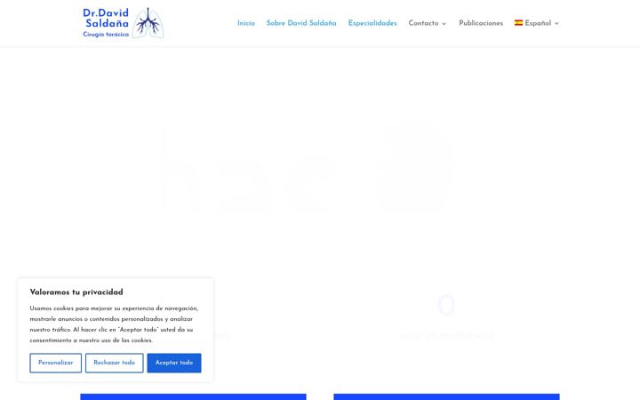 Screenshot von drsaldana.es