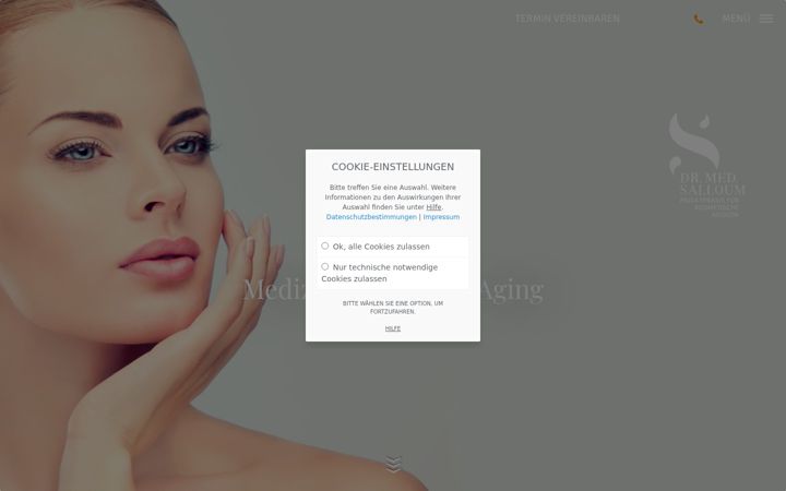 Screenshot of drsalloum.de