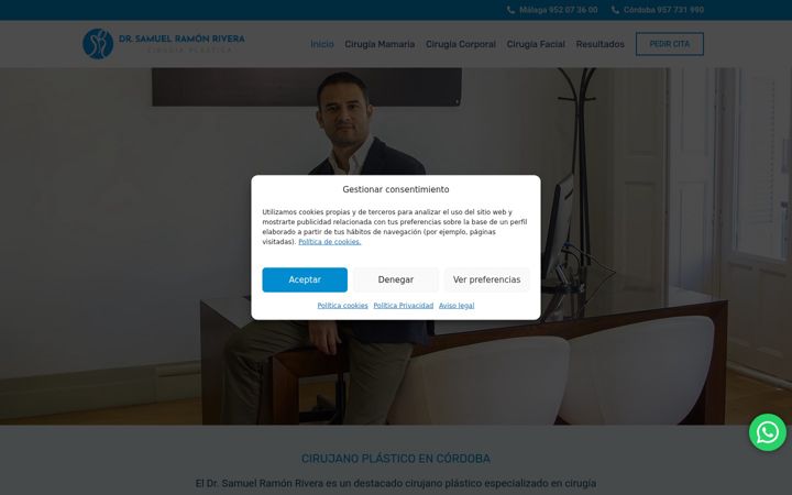 Screenshot of drsamuelramon.com