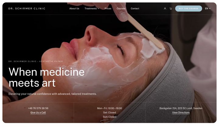 Screenshot of drschirmer.com