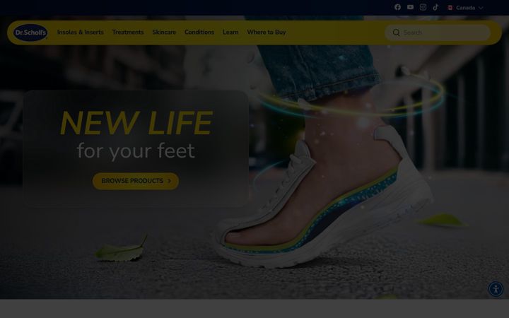 Екранна снимка на drscholls.ca