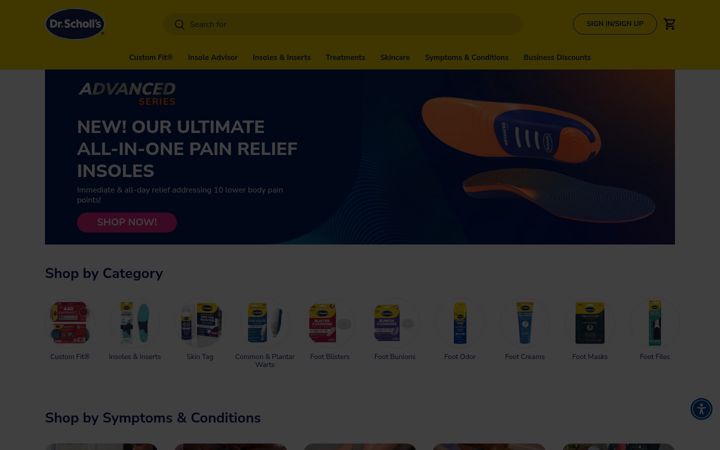 Screenshot of drscholls.com
