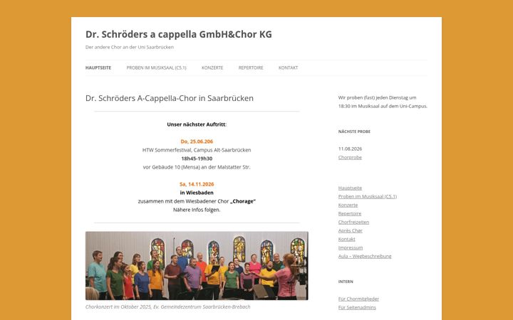 Captura de pantalla de drschroeder.info