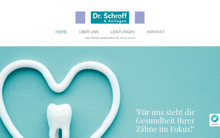 Screenshot of drschroff.de