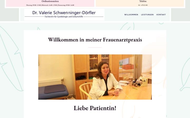 Screenshot von drschwenninger.at