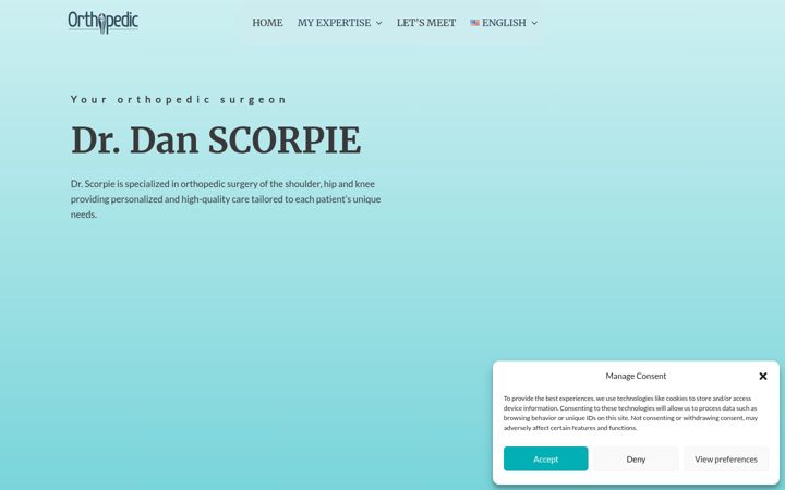 Screenshot of drscorpie.com