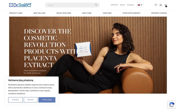 Screenshot di drselect.co.uk