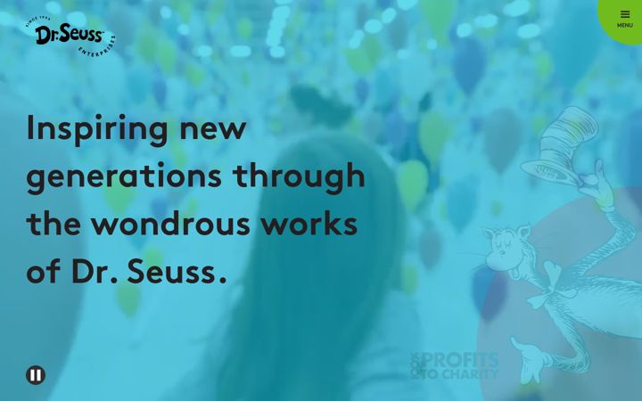 Screenshot of drseussenterprises.com