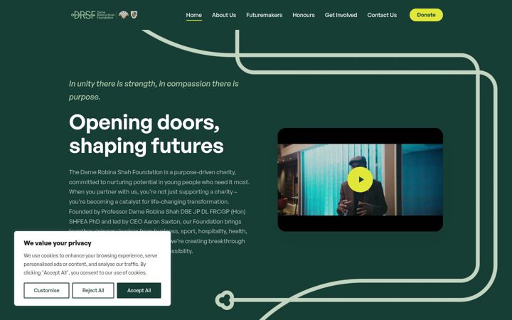 Screenshot di drsf.org.uk