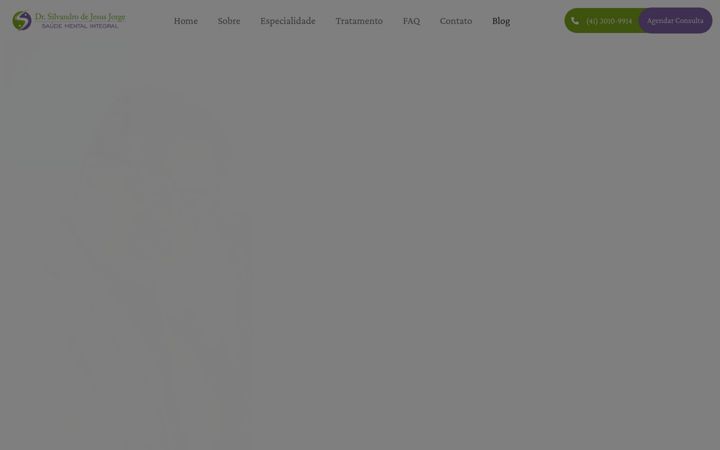 Screenshot stránky drsilvandro.med.br