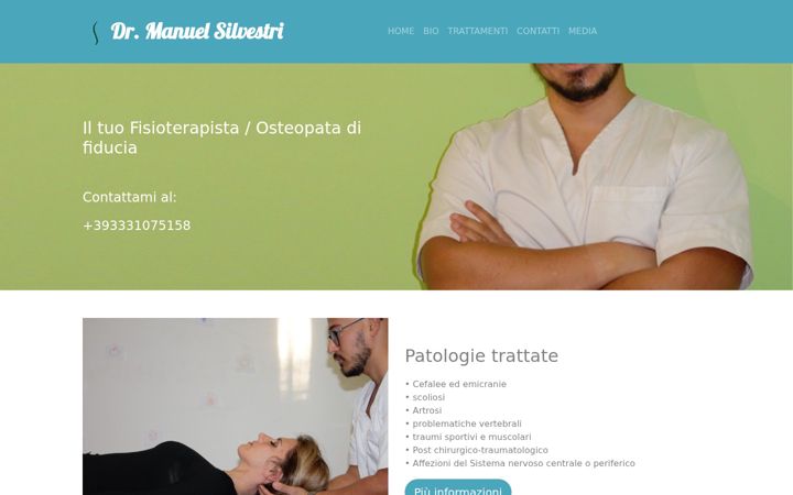Screenshot di drsilvestrimanuel.it