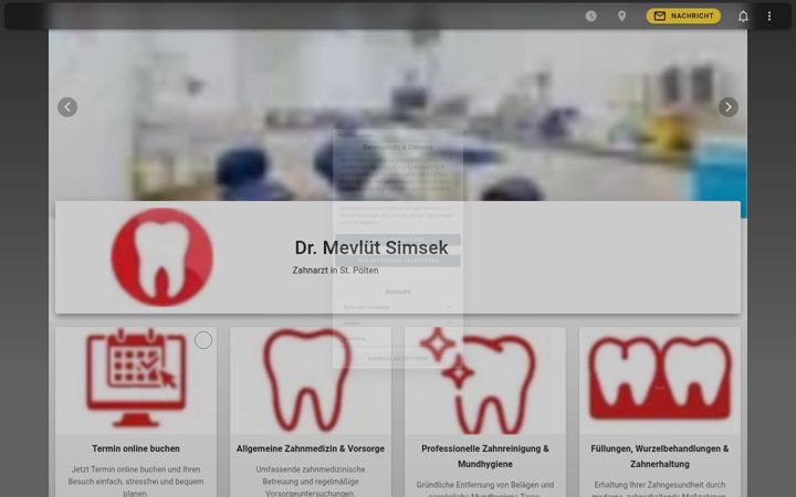 Screenshot von drsimsek.at