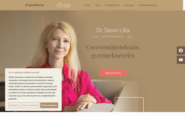Screenshot of drsiposlilla.hu