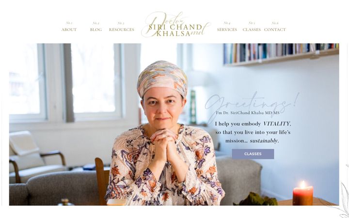 Screenshot of drsirichand.com