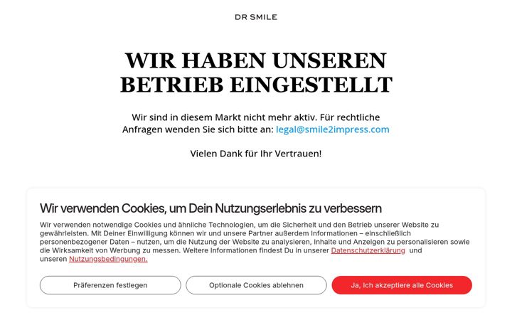 Screenshot von drsmile.at