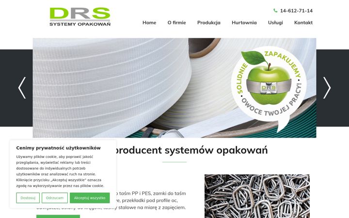 Captura de pantalla de drsopakowania.pl