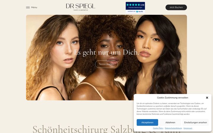 Screenshot of drspiegl.com