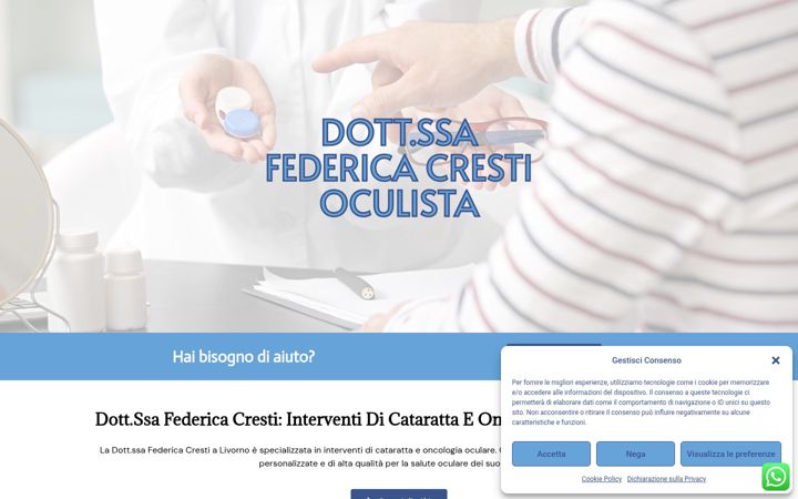 Screenshot di drssacrestifederica.it