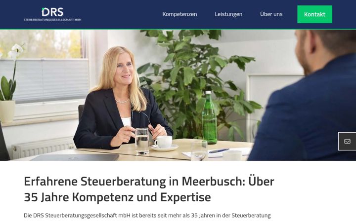 Ekraanipilt saidist drssteuerberatung.de