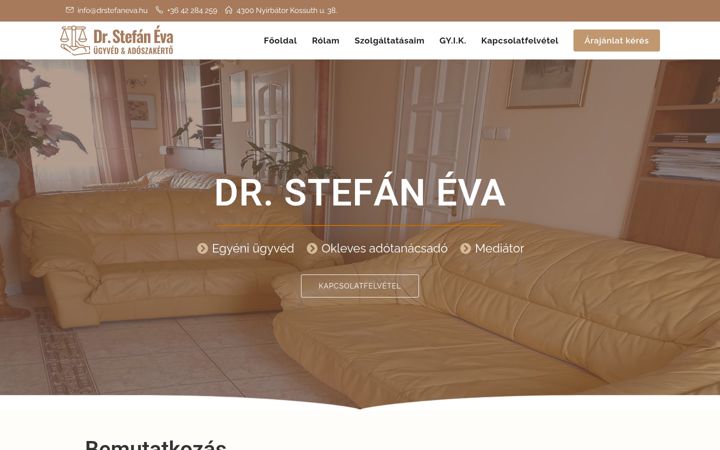 Screenshot of drstefaneva.hu