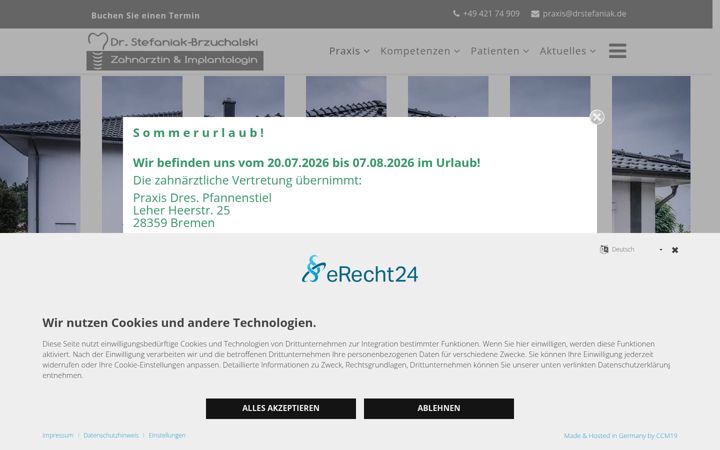 Zrzut ekranu drstefaniak.de