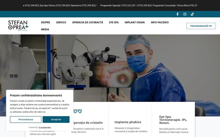 Screenshot of drstefanoprea.ro
