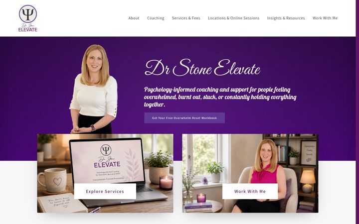 Screenshot of drstoneelevate.com
