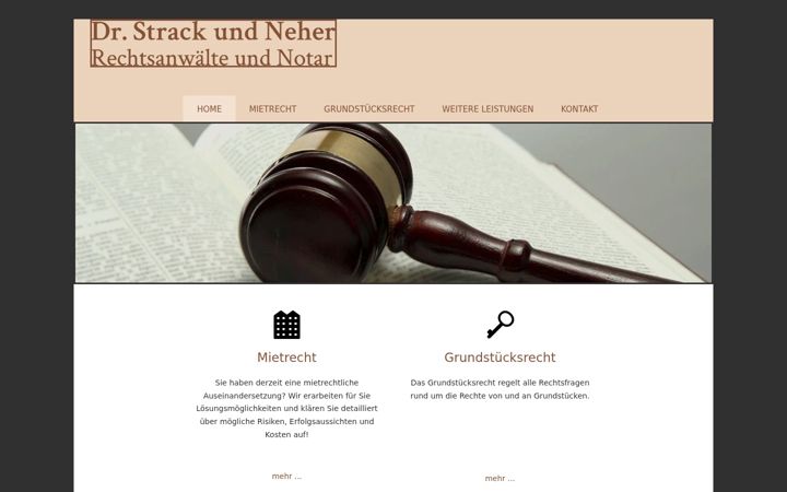 Zrzut ekranu drstrackundpartner.de