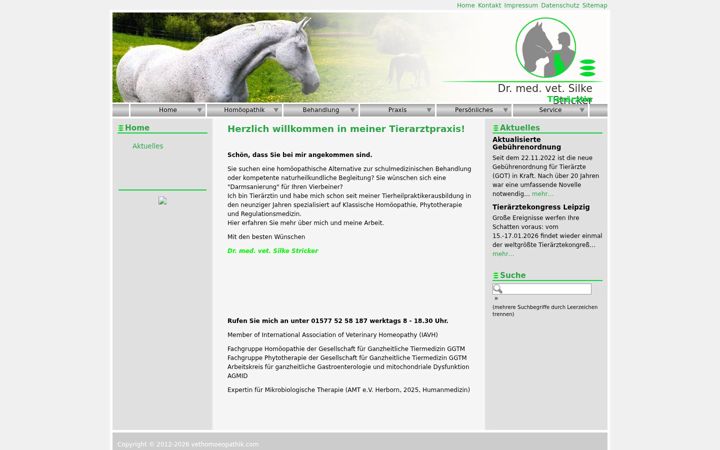 Zrzut ekranu drstricker.de