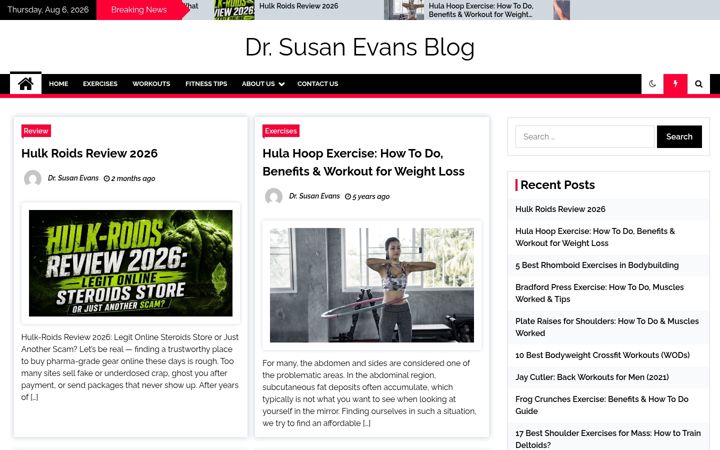 Screenshot of drsusan90210.com