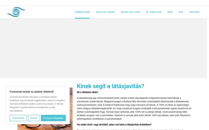 Screenshot of drszaboantal.hu