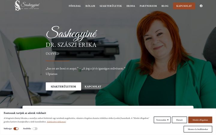 Screenshot of drszaszi.hu