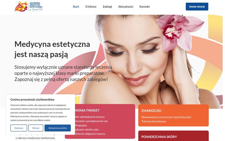 Captura de pantalla de drszczepanska-ame.pl