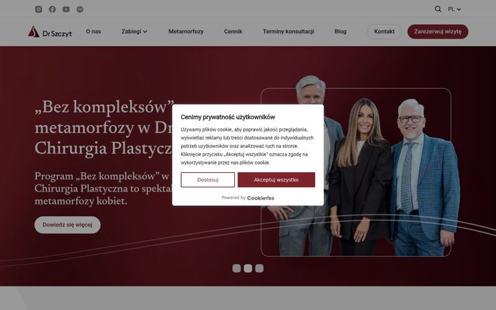 Captura de pantalla de drszczyt.pl
