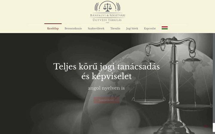 Screenshot of drszigetvari.hu