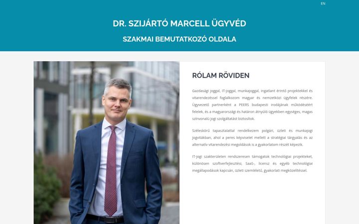 Screenshot of drszijarto.hu