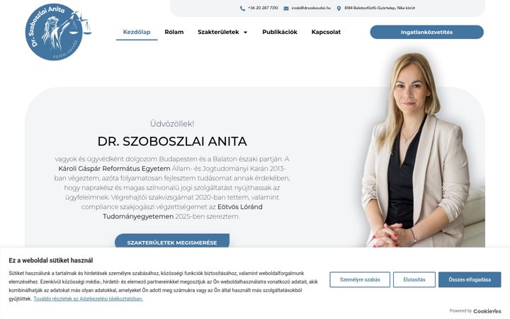 Screenshot of drszoboszlai.hu