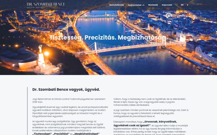 Screenshot of drszombatibence.hu