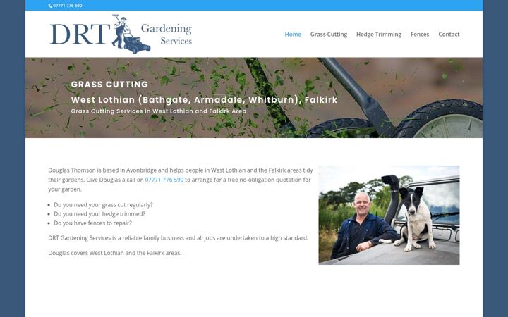 Screenshot di drt-gardening-services.co.uk