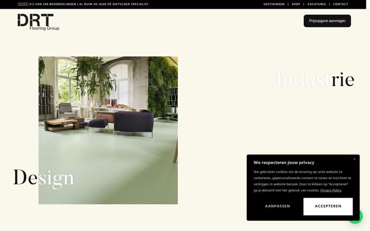Screenshot di drt.nl