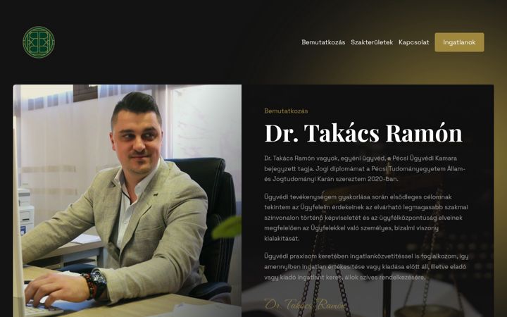 Screenshot of drtakacsugyved.hu