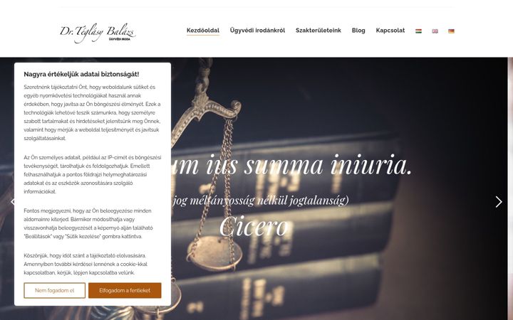 Képernyőkép: drteglasybalazs.hu