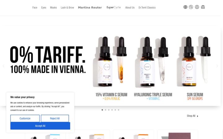 Screenshot von drtemt.at